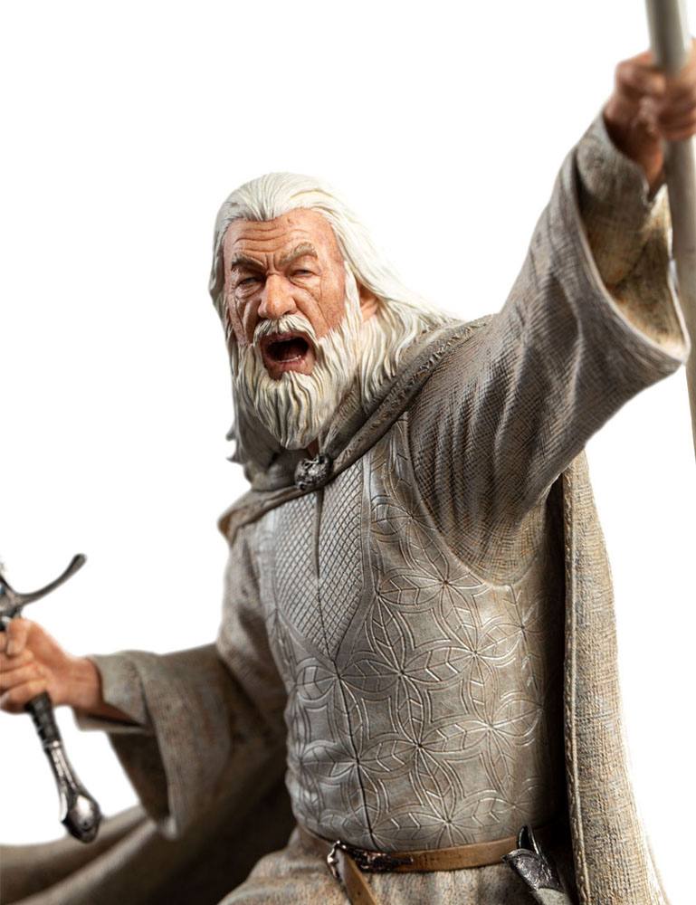 Statua in PVC Gandalf il Bianco de Il Signore degli Anelli - Figures of Fandom, 23 cm, Weta Workshop