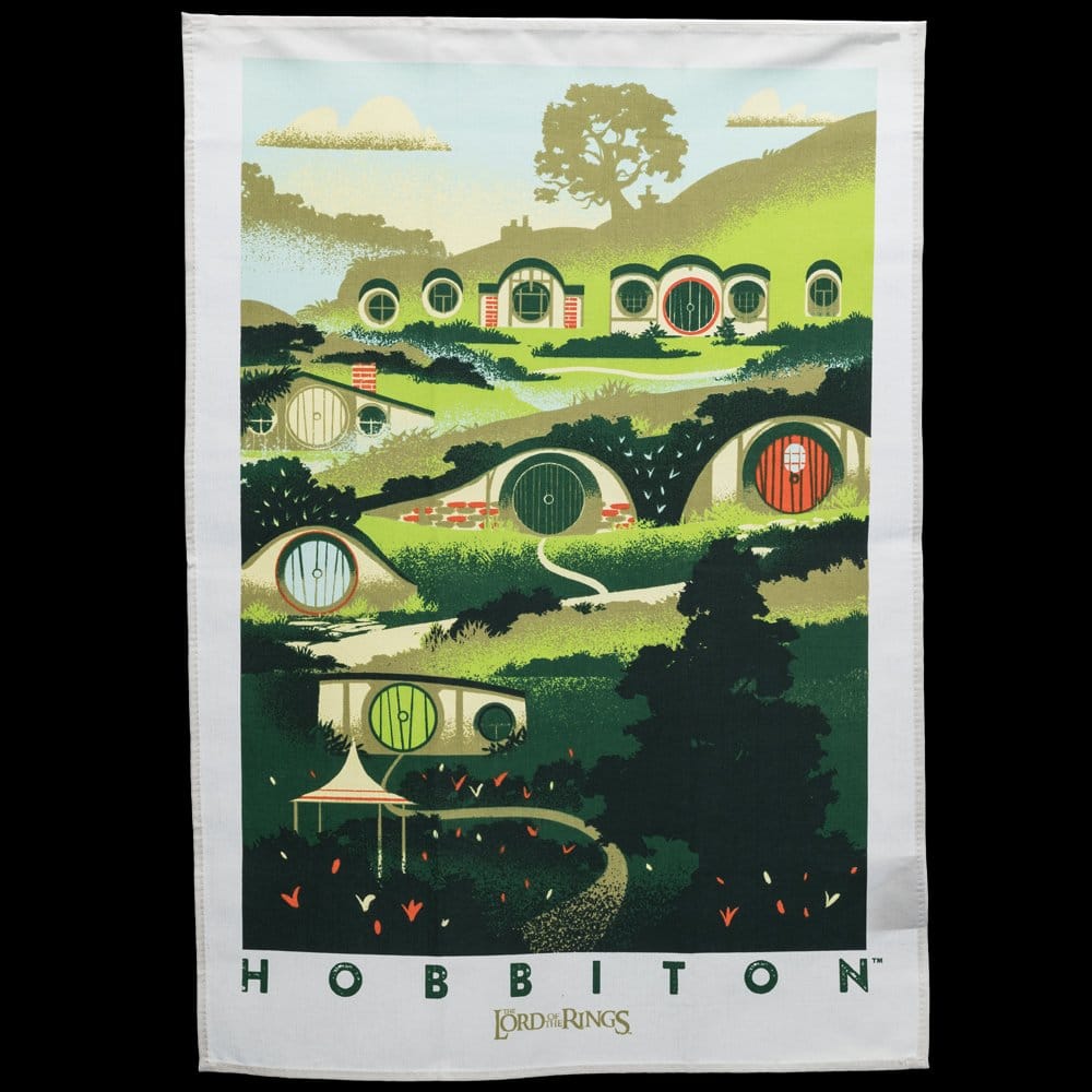 Il Signore degli Anelli Set di 2 Strofinacci Rivendell e Hobbiton 70 cm Weta Workshop