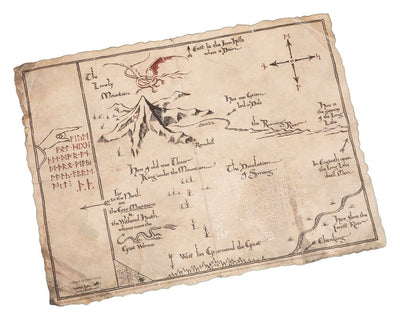 Stampa d'arte Lo Hobbit: Mappa di Thorin 40 x 30 cm