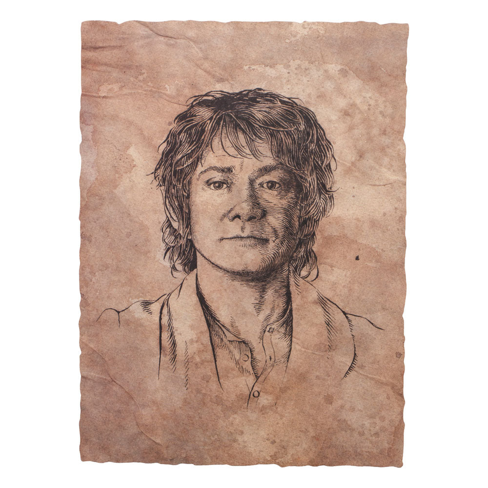 The Hobbit - Stampa artistica Ritratto di Bilbo Baggins 21 x 28 cm Weta Workshop