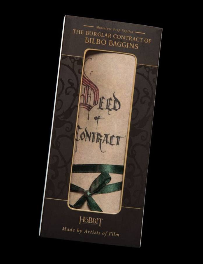 Lo Hobbit – Mini Replica del Contratto di Bilbo Baggins – Weta Workshop