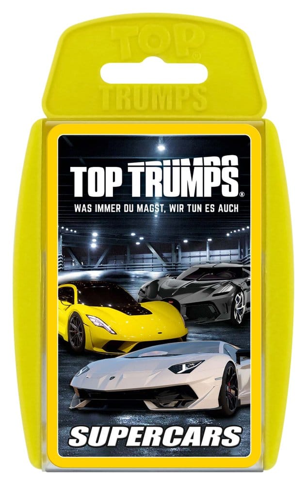 Super Cars Carte da Gioco Top Trumps Edizione Tedesca