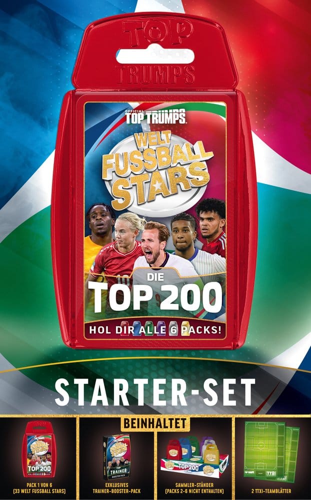 World Football Stars Card Game 200 Starter Pack - Edizione Tedesca