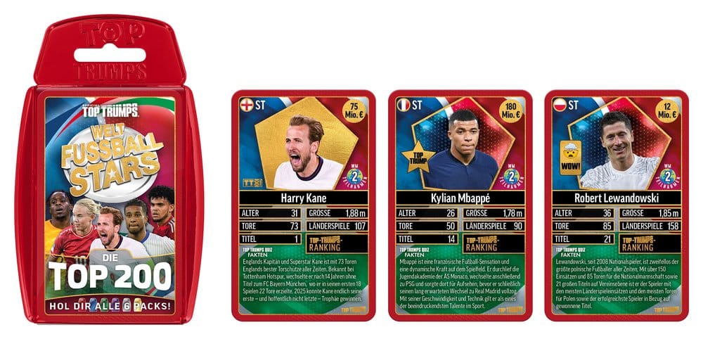 World Football Stars Card Game 200 Starter Pack - Edizione Tedesca