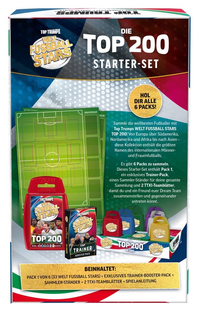 World Football Stars Card Game 200 Starter Pack - Edizione Tedesca
