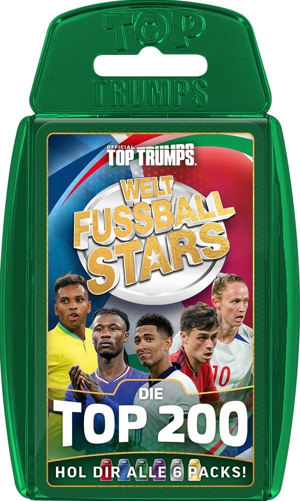 World Football Stars Card Game 200 Pack 3 - Edizione Tedesca - Winning Moves