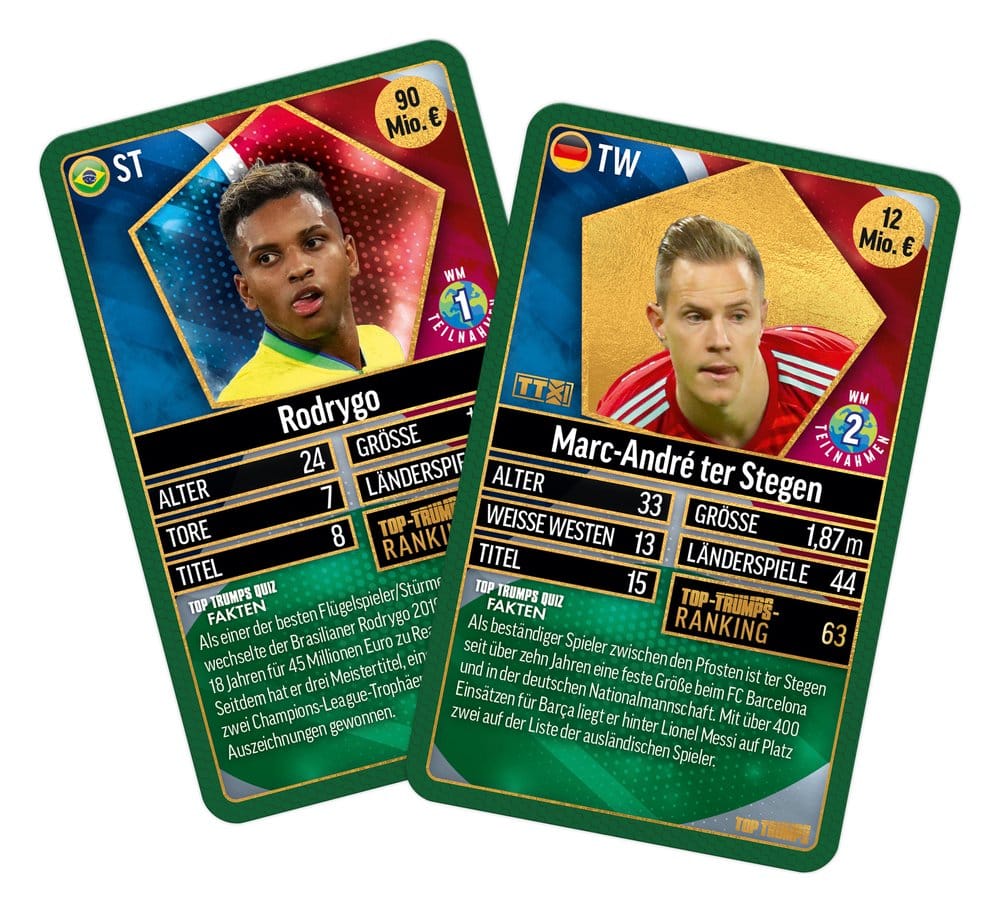 World Football Stars Card Game 200 Pack 3 - Edizione Tedesca - Winning Moves