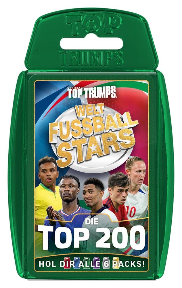 World Football Stars Card Game 200 Pack 3 - Edizione Tedesca - Winning Moves