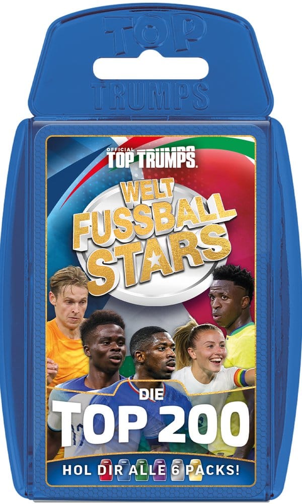World Football Stars Card Game 200 Pack 2 - Edizione Tedesca - Winning Moves