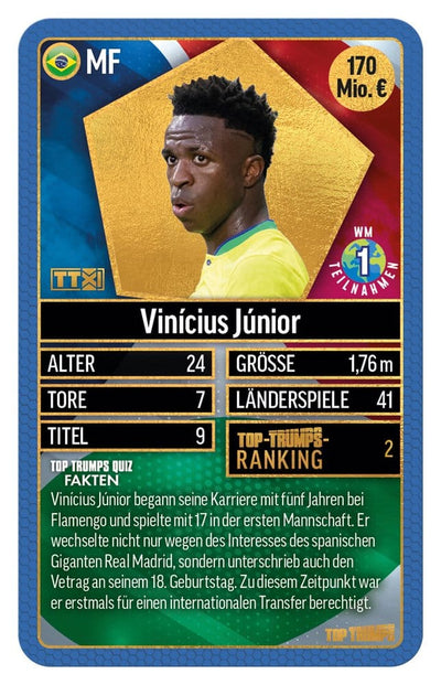 World Football Stars Card Game 200 Pack 2 - Edizione Tedesca - Winning Moves