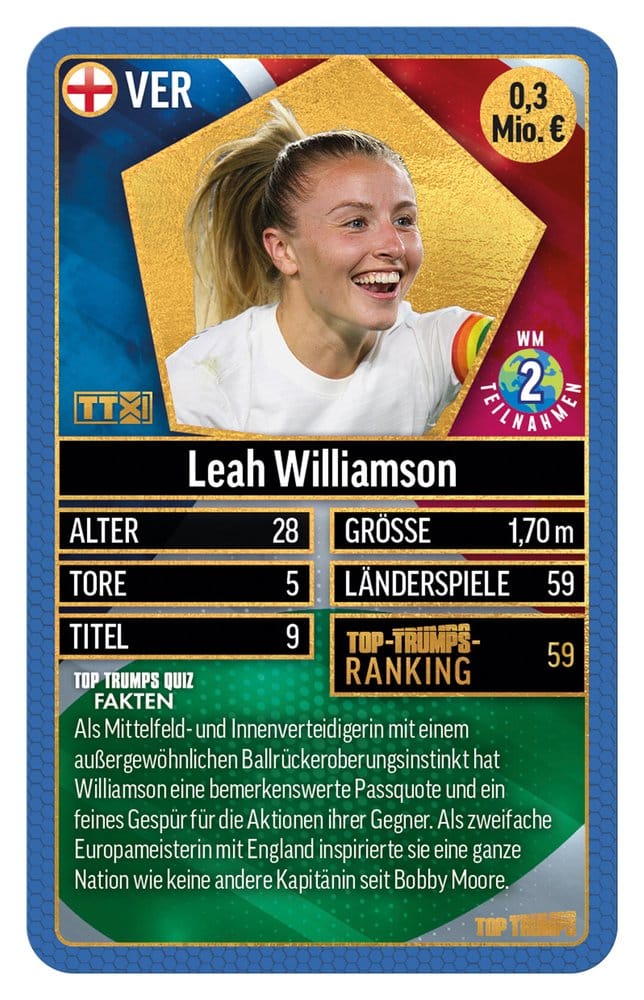 World Football Stars Card Game 200 Pack 2 - Edizione Tedesca - Winning Moves