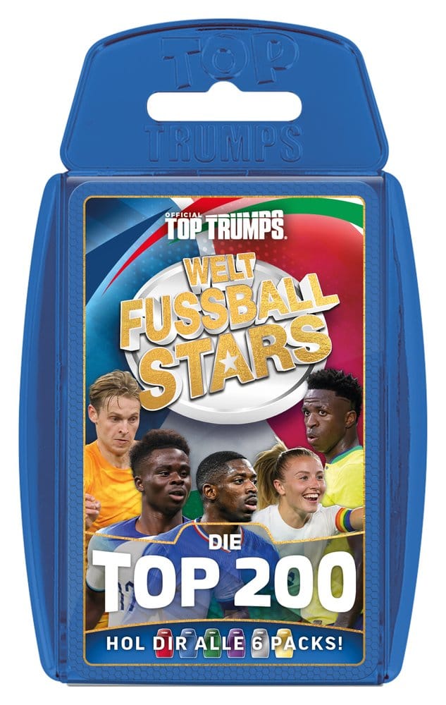 World Football Stars Card Game 200 Pack 2 - Edizione Tedesca - Winning Moves