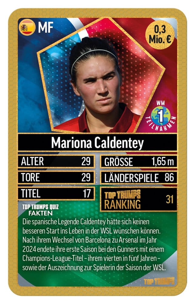 World Football Stars Gioco di Carte 200 Carte - Edizione Tedesca - Winning Moves