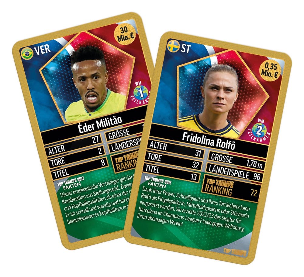 World Football Stars Gioco di Carte 200 Carte - Edizione Tedesca - Winning Moves