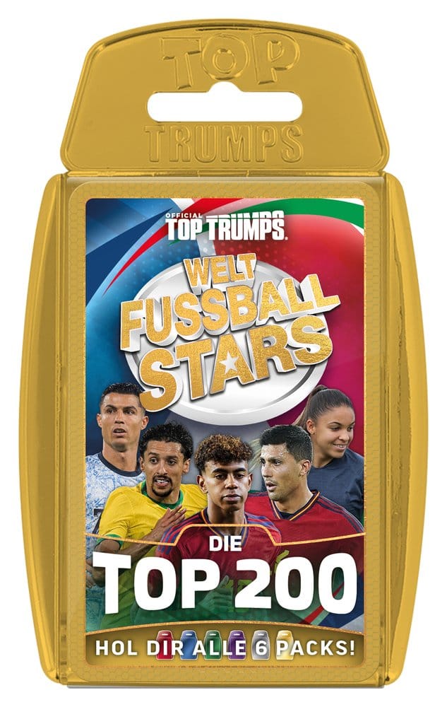 World Football Stars Gioco di Carte 200 Carte - Edizione Tedesca - Winning Moves