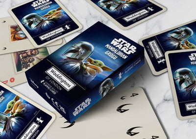 Star Wars Carte da Gioco The Mandalorian e Grogu - Edizione Inglese - Winning Moves