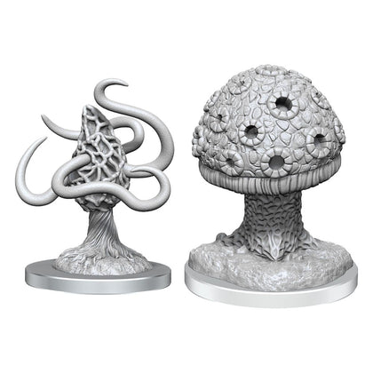 Wizkids - D&D Nolzur's Marvelous Miniatures - Unpainted Miniatures 2-Pack Shrieker & Violet Fungus