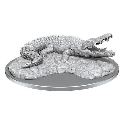WizKids - Deep Cuts Unpainted Miniature - Giant Crocodile