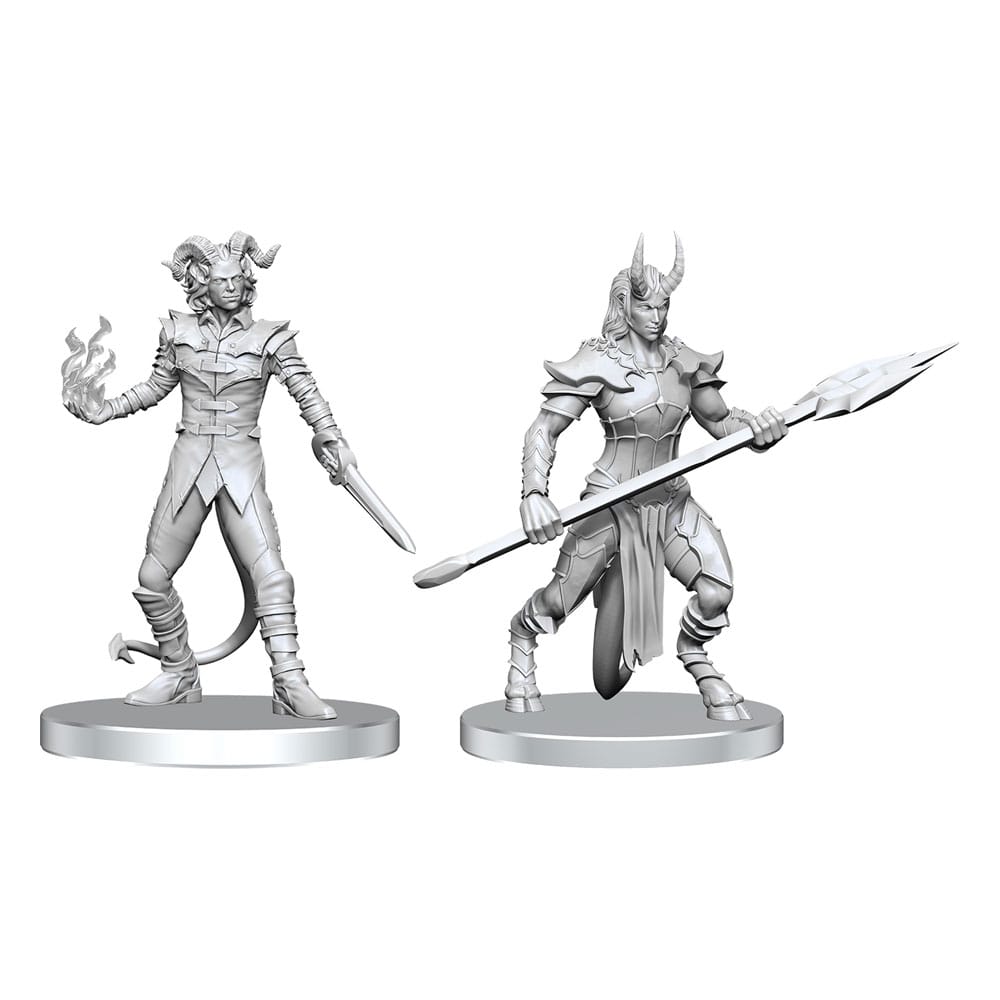 Pathfinder Deep Cuts Miniature non dipinte: Vordine (Infantry Devil) e Pitborn Rogue - WizKids