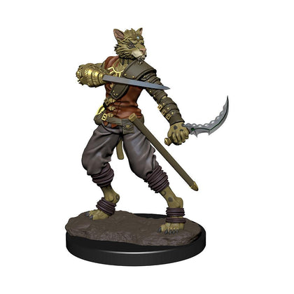 Wizkids - D&D Icons of the Realms Premium Miniature pre-painted Tabaxi Rogue Male