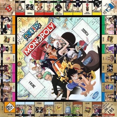 Monopoly One Piece Gioco da Tavolo - Edizione Tedesca, Winning Moves, 2-6 Giocatori, 8+ Anni
