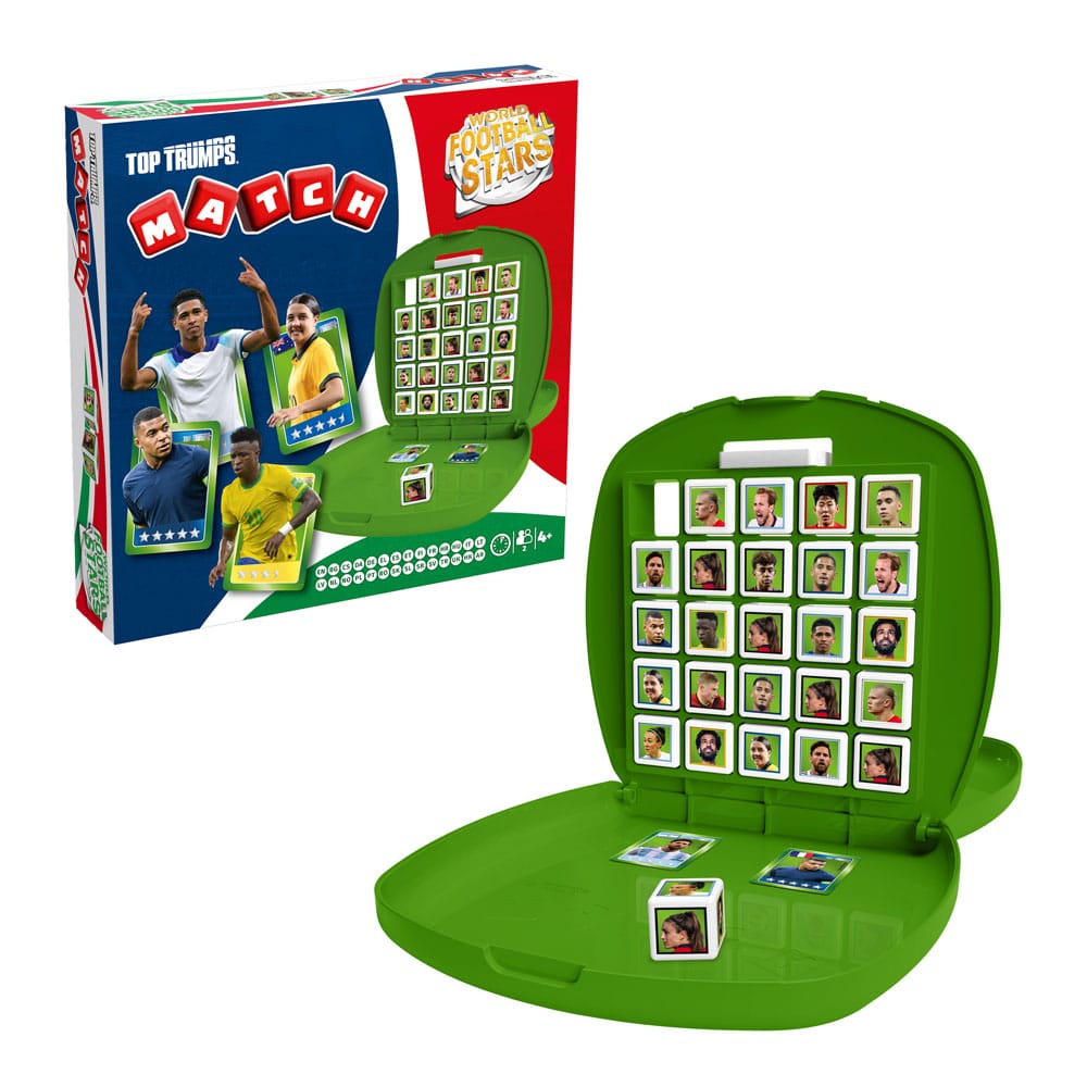 World Football Stars Top Trumps Match – Gioco da Tavolo Crazy Cube, Versione Verde