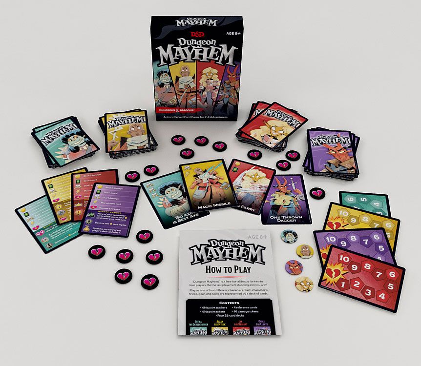 Dungeon Mayhem Gioco di Carte Dungeons & Dragons in Francese