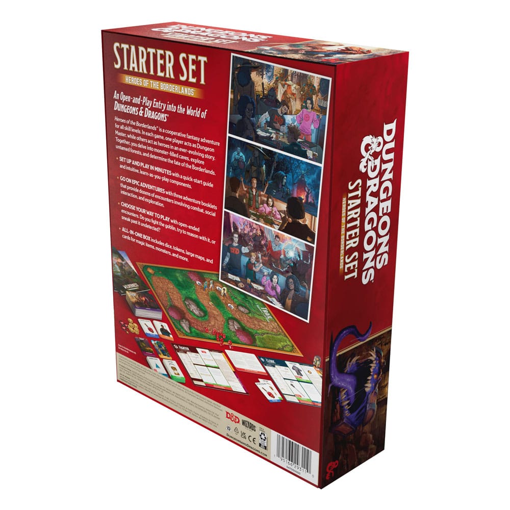 Dungeons & Dragons Heroes of the Borderlands Set di Avvio in Inglese Wizards of the Coast