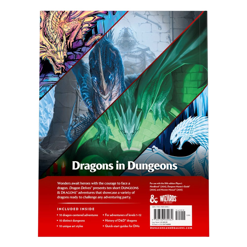 Dungeons & Dragons Dragon Delves: An Adventure Anthology - Libro in inglese