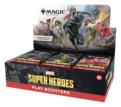 Magic: The Gathering Marvel Super Heroes Play Booster Display (30 buste) - Inglese - Wizards of the Coast