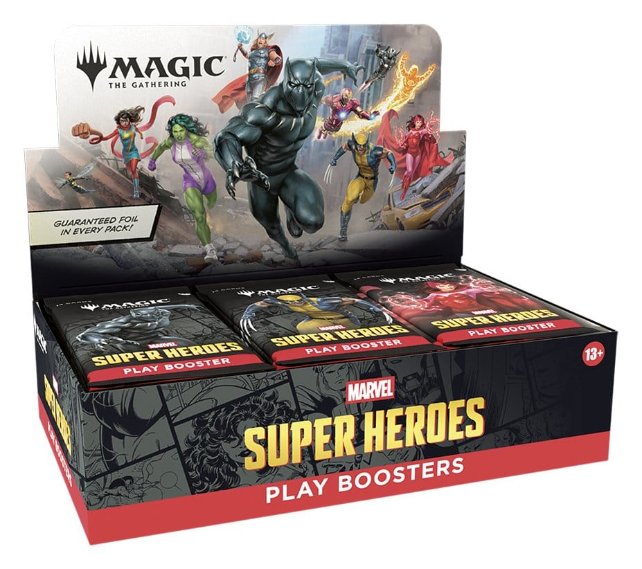 Magic: The Gathering Marvel Super Heroes Play Booster Display (30 buste) - Inglese - Wizards of the Coast