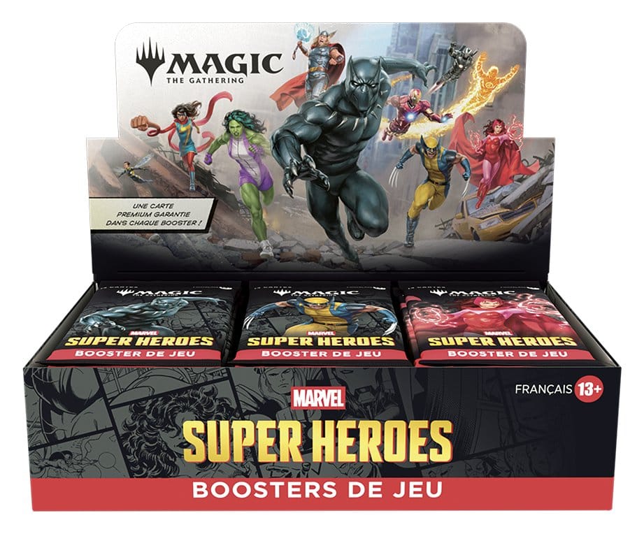 Magic: The Gathering Marvel Super Heroes Play Booster Display (30 buste) - Wizards of the Coast