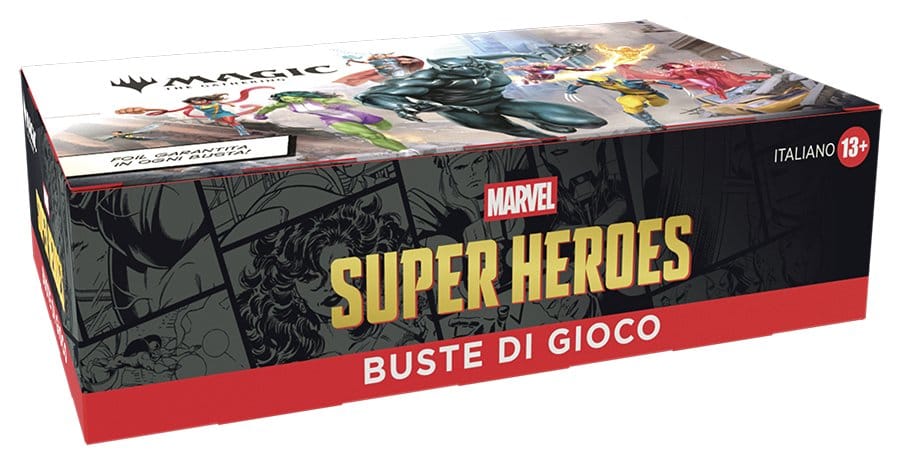 Magic: The Gathering Marvel Super Heroes Play Booster Display (30 buste) – Italiano – Wizards of the Coast