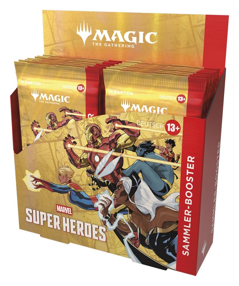 Magic: The Gathering Marvel Super Heroes Collector Booster Display (12) - Edizione Tedesca, Wizards of the Coast