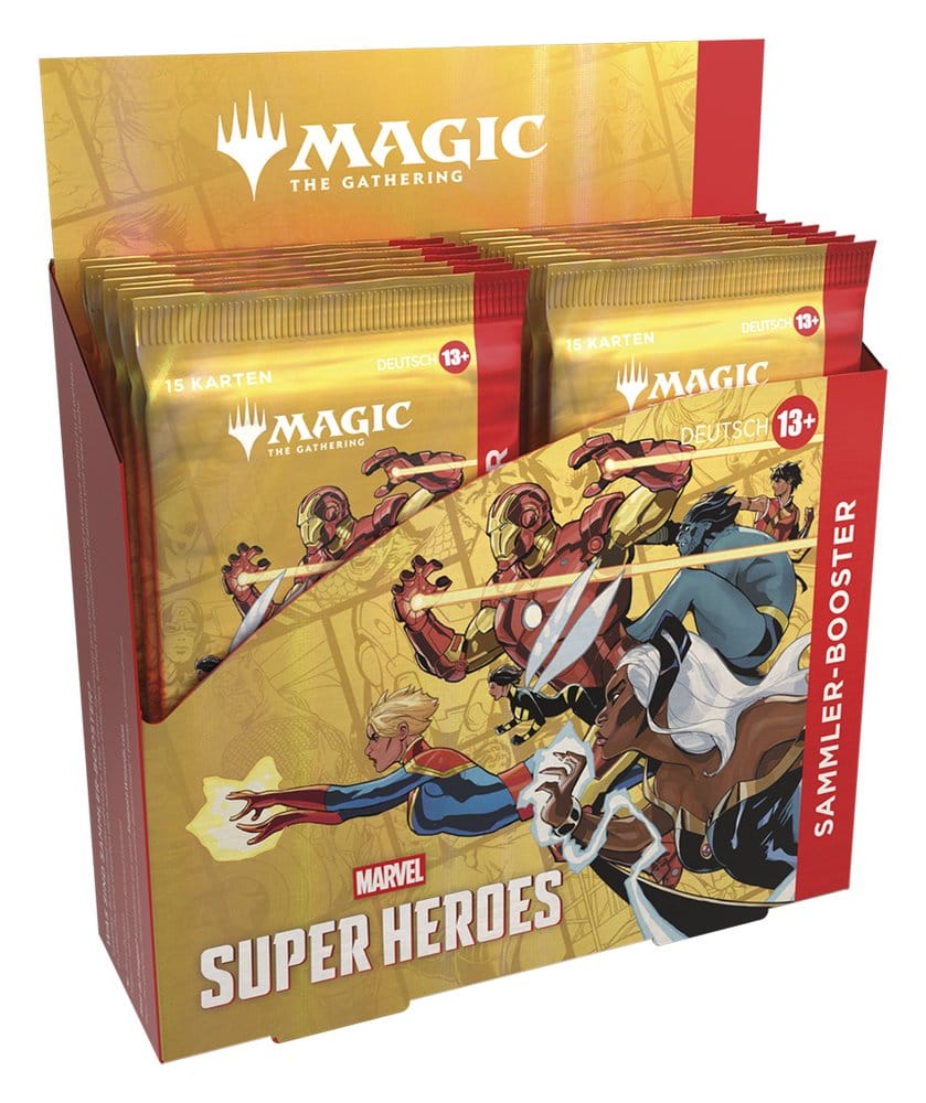 Magic: The Gathering Marvel Super Heroes Collector Booster Display (12) - Edizione Tedesca, Wizards of the Coast