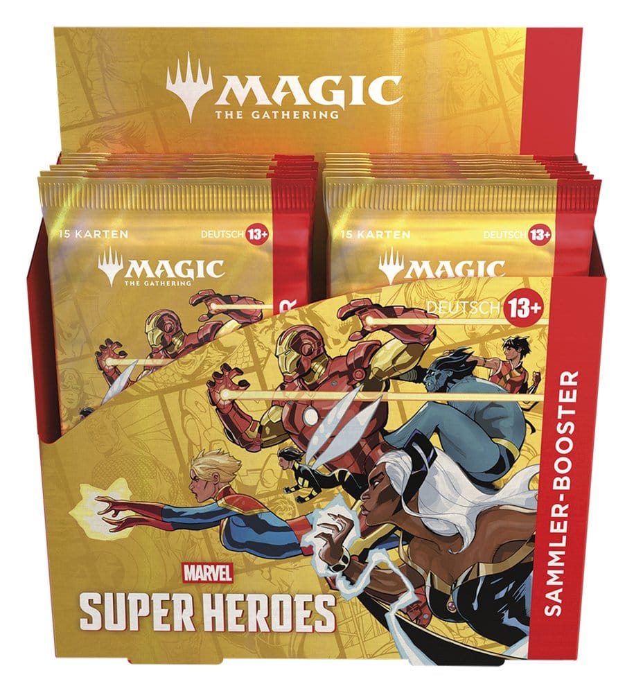 Magic: The Gathering Marvel Super Heroes Collector Booster Display (12) - Edizione Tedesca, Wizards of the Coast