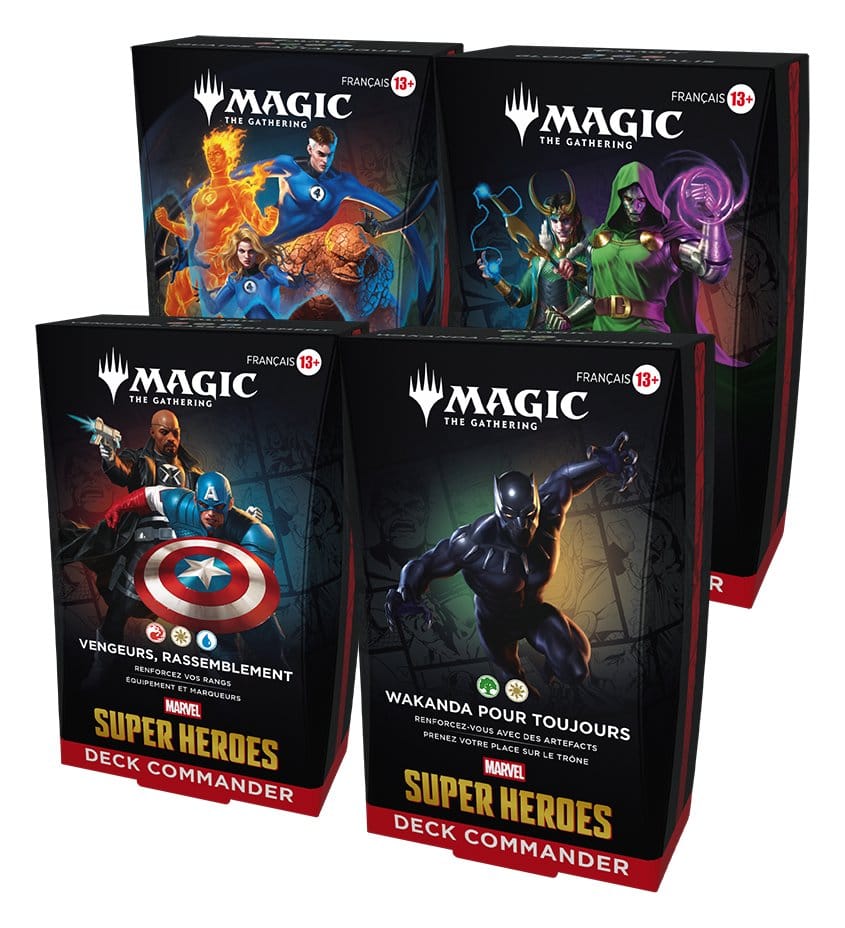 Magic: The Gathering Marvel Super Heroes Commander Decks Case (4 mazzi) - Wizards of the Coast - Francese