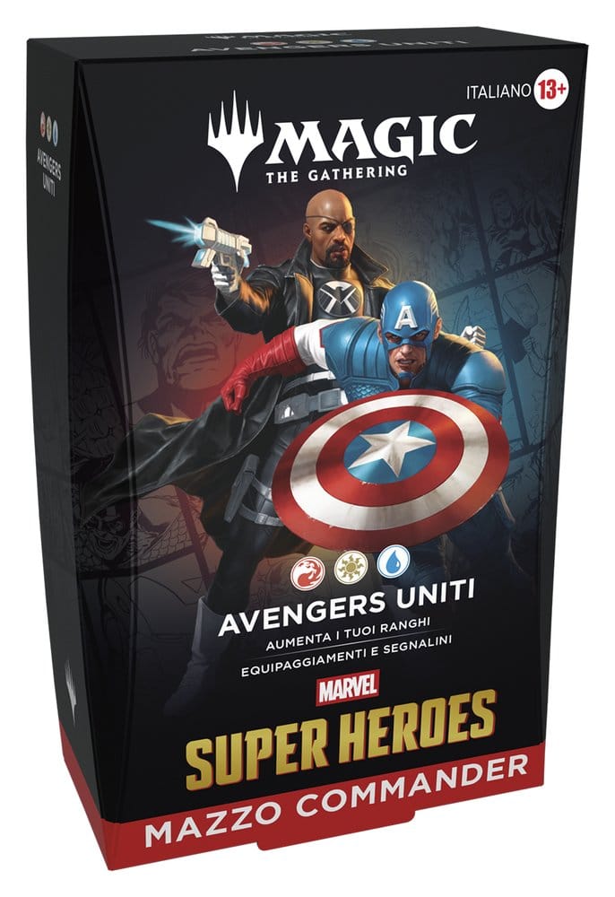 Magic: The Gathering Marvel Super Heroes Commander Decks Case (4 mazzi) - Italiano - Wizards of the Coast