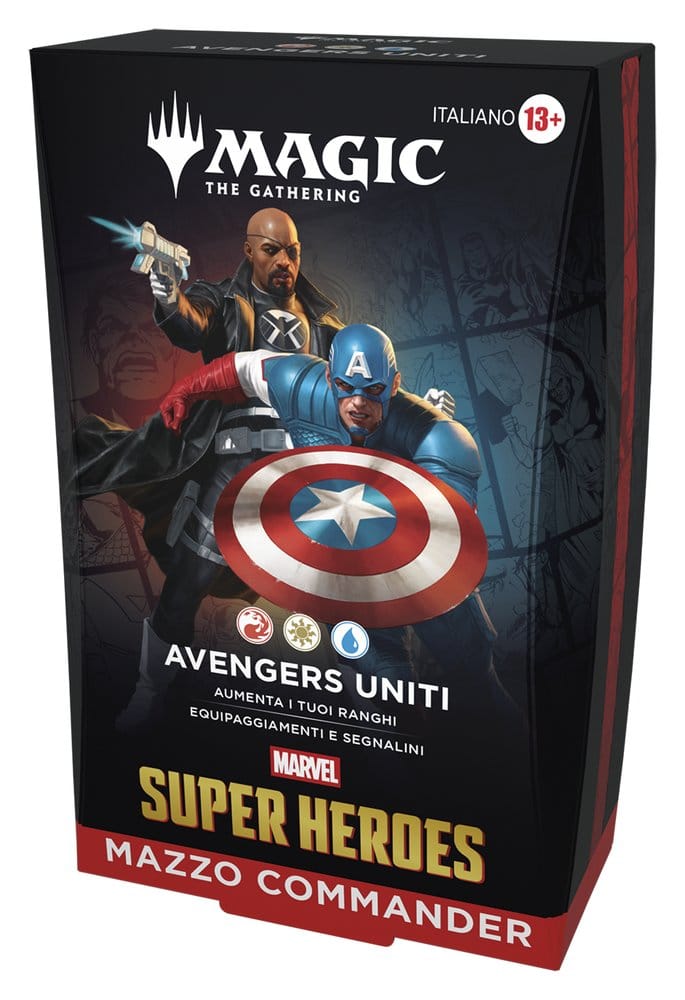 Magic: The Gathering Marvel Super Heroes Commander Decks Case (4 mazzi) - Italiano - Wizards of the Coast