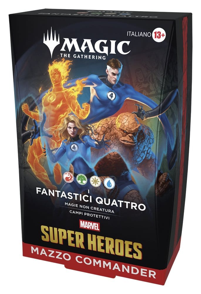 Magic: The Gathering Marvel Super Heroes Commander Decks Case (4 mazzi) - Italiano - Wizards of the Coast