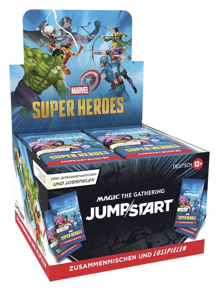 Magic: The Gathering Marvel Super Heroes – Jumpstart Booster Display (24 buste) in tedesco