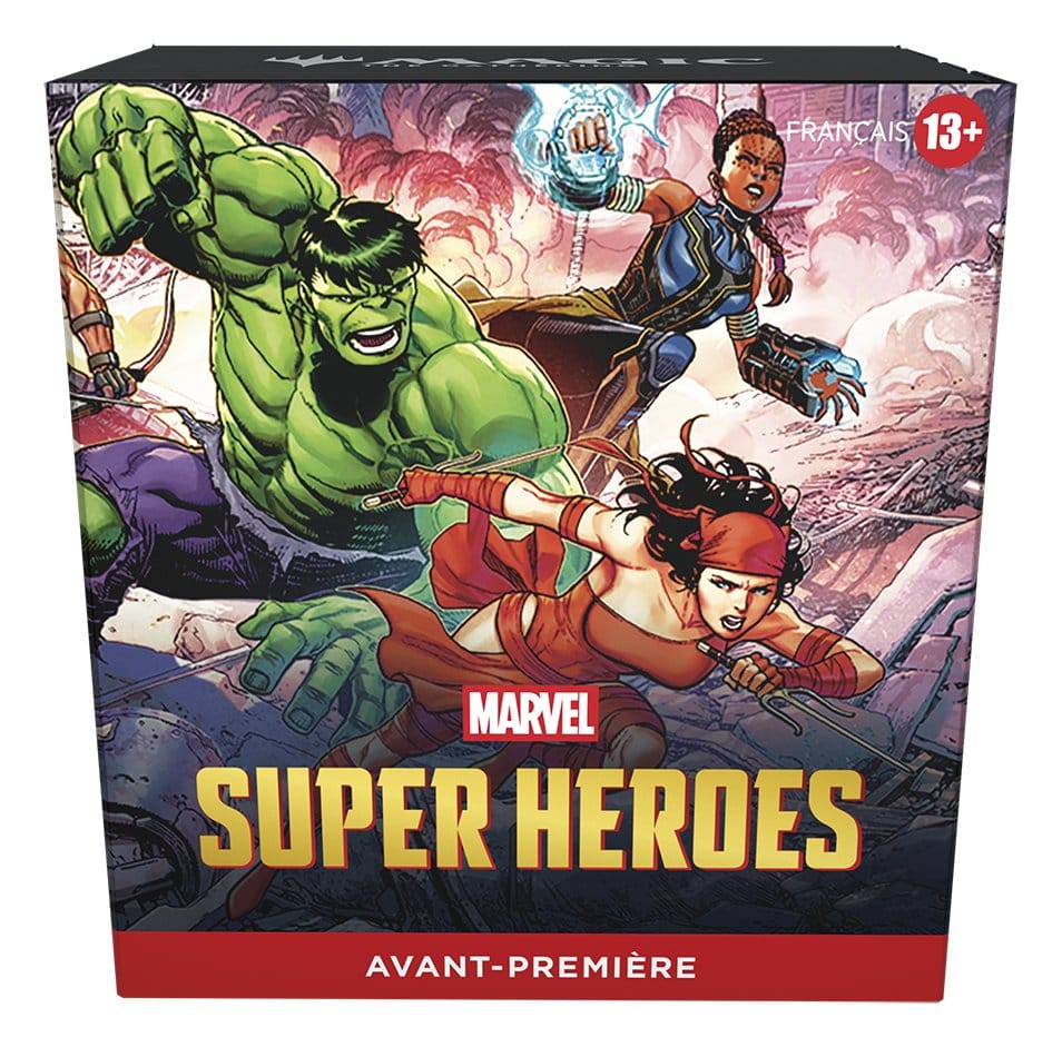Magic: The Gathering Marvel Super Heroes – Case da 15 Prerelease Packs (francese)