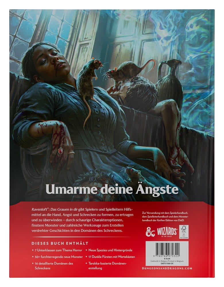Dungeons & Dragons Ravenloft: The Horrors Within - Manuale in Tedesco