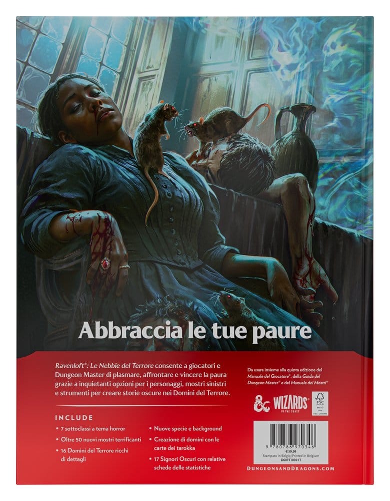 Dungeons & Dragons Ravenloft: Le Nebbie del Terrore - Libro in Italiano, Wizards of the Coast