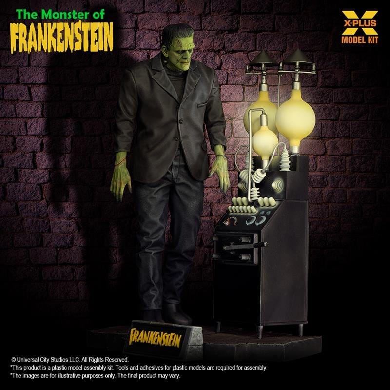 Modellino in plastica Frankenstein 1/8 Il Mostro di Frankenstein 27 cm X-Plus