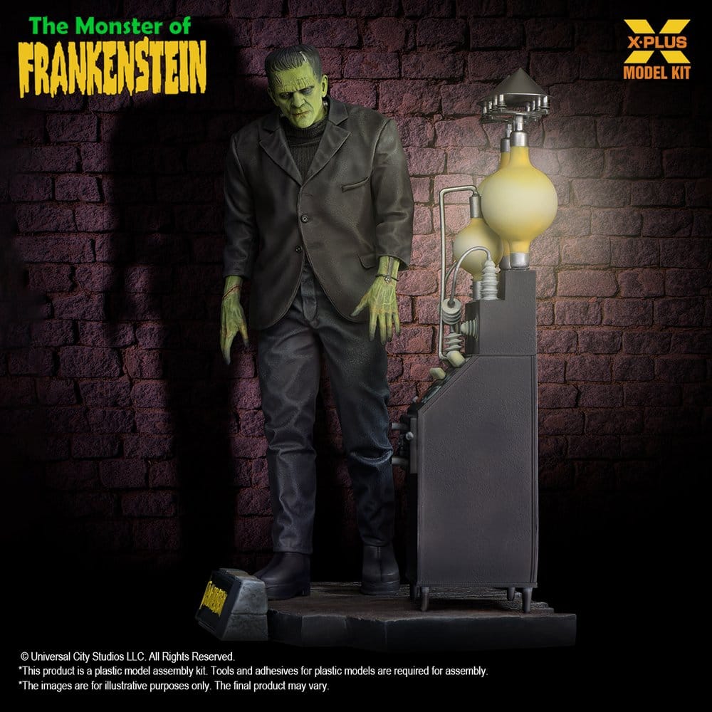 Modellino in plastica Frankenstein 1/8 Il Mostro di Frankenstein 27 cm X-Plus