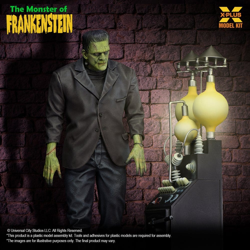 Modellino in plastica Frankenstein 1/8 Il Mostro di Frankenstein 27 cm X-Plus