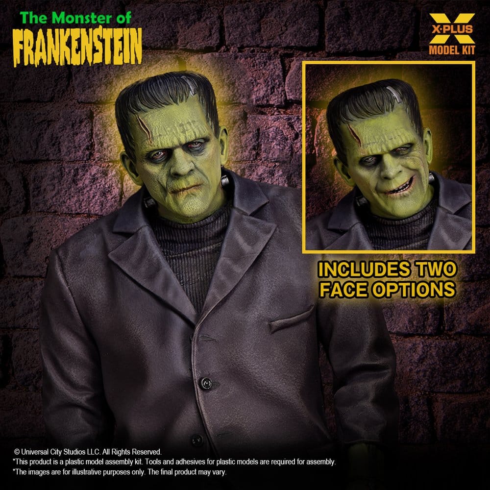 Modellino in plastica Frankenstein 1/8 Il Mostro di Frankenstein 27 cm X-Plus