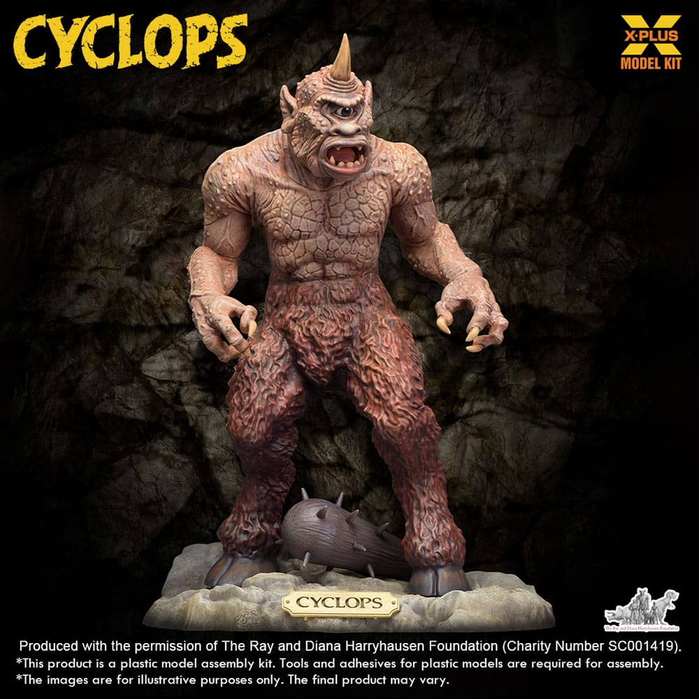 Ciclope Model Kit in Plastica 1/72 - Confezione Rinnovata 23 cm - X-Plus