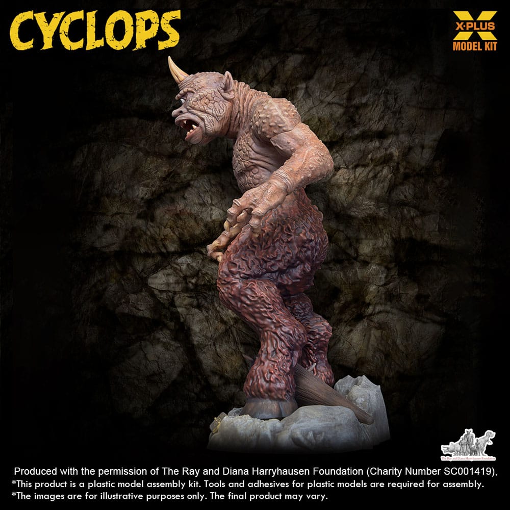Ciclope Model Kit in Plastica 1/72 - Confezione Rinnovata 23 cm - X-Plus